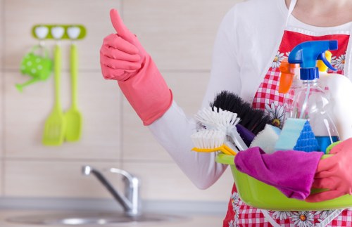 Kingston carpet cleaning service equipment in use