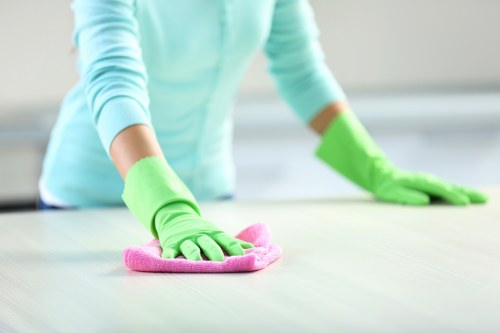 Modern equipment used by Kingston cleaners for garment care