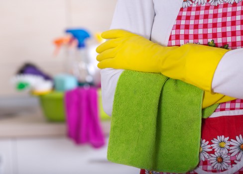 Local Kingston cleaner performing a detailed deep clean