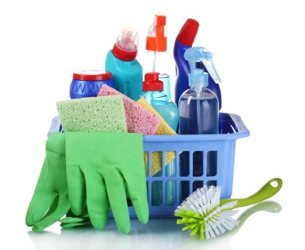 Kingston office cleaning team sanitising desks and shared surfaces